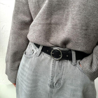 Belt For Women TO Buckle Ronde Disponible In Large Size Model Arieli by Zictor