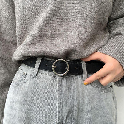 Belt For Women TO Buckle Ronde Disponible In Large Size Model Arieli by Zictor