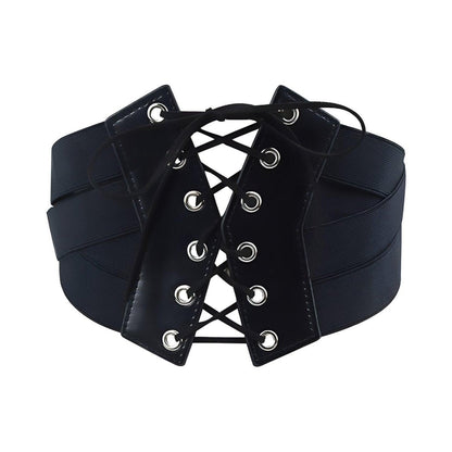Belt corset to bretelles qui s'entremêlent, model Fernar - Zictor