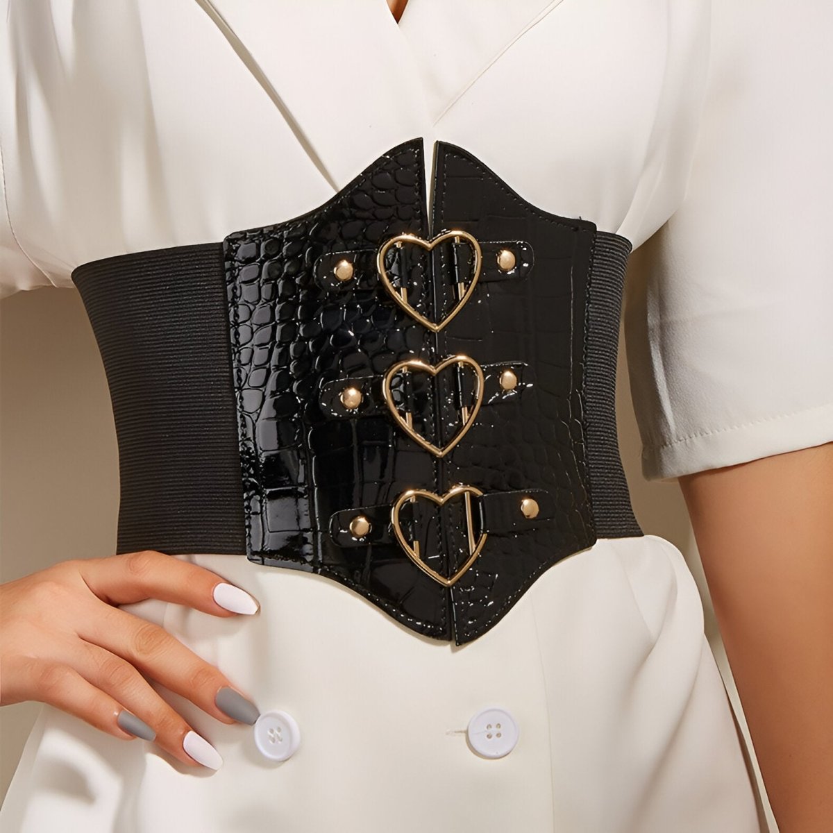 Belt TO Buckle In Forme Of Coeur Model Caseyu by Zictor