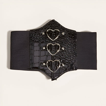 Belt corset to buckle in forme of cœur, model Athénaïs - Zictor