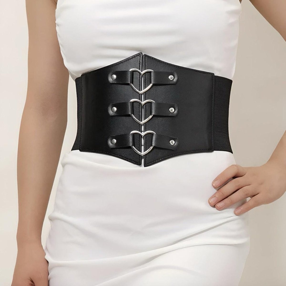 Belt TO Buckles In Forme Of Coeur Model Calypso by Zictor