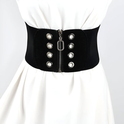 Belt TO Fermeture Eclair Ovale With Oeillets Model Storm by Zictor