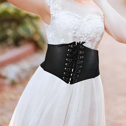 Belt TO Lacets With Buckles Metalliques Model Havon by Zictor