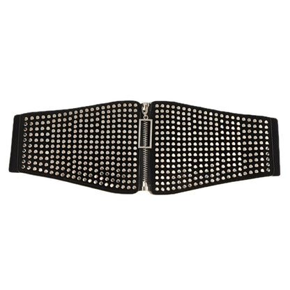 Belt corset to zip, model NBrooken - Zictor