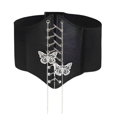 Corset Belt With Butterfly Chain - Model Edi