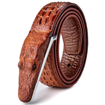 Crocodile Dress Belt For Men - Model Enokur