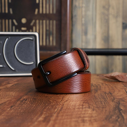 Belt In Leather Pleine Fleure For Men Model Nico by Zictor