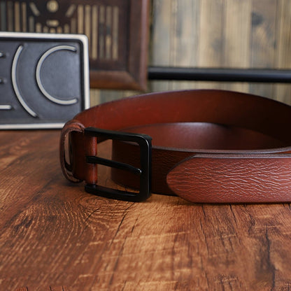 Belt In Leather Pleine Fleure For Men Model Nico by Zictor