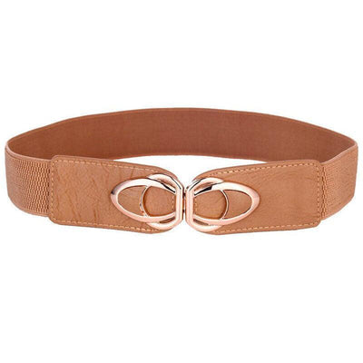 High Waist Belt for Women Floral Buckle - Model Sacha