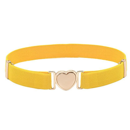 Belt elastic to attache rapide in forme of coeur, for fille, model Kay - Zictor