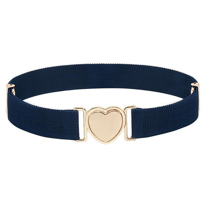 Belt elastic to attache rapide in forme of coeur, for fille, model Kay - Zictor