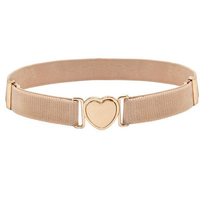 Belt elastic to attache rapide in forme of coeur, for fille, model Kay - Zictor