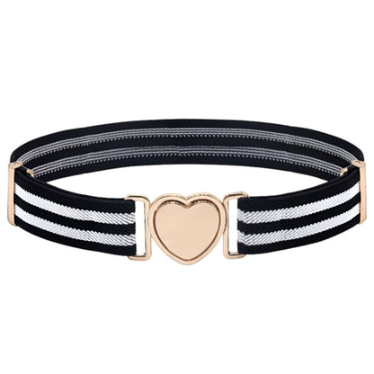 Belt elastic to attache rapide in forme of coeur, for fille, to Simranures, model Star - Zictor