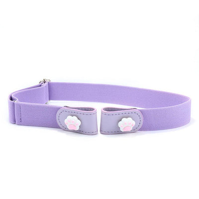 Kids Elastic Belt No Buckle Cartoon Button - Model Sandeep