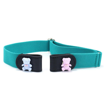 Belt elastic Without Buckle Child to Cartoon, fille and garçon, model Mélusine - Zictor