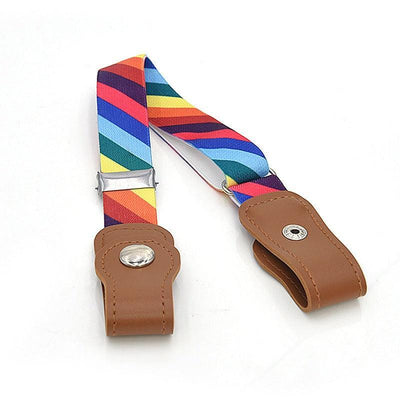 No Buckle Elastic Belt For Kids Girls And Boys - Model Musa