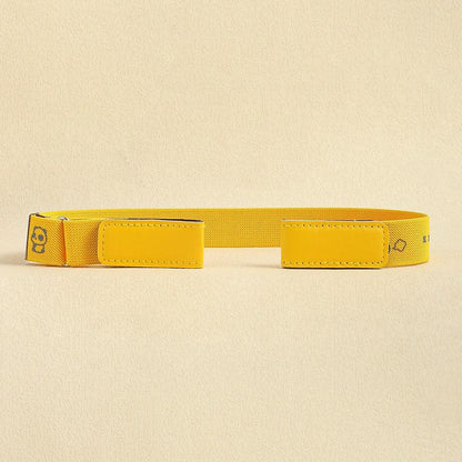 Belt elastic without buckle for bébé and child, fermeture to velcro, model Satya - Zictor