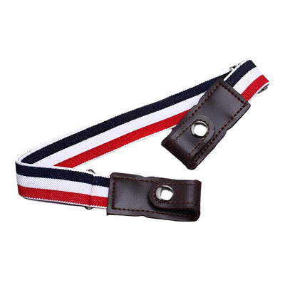 Kids Buckleless Belt In Vegan Faux - Model Baran