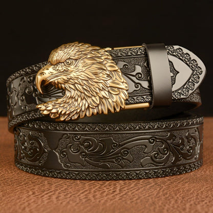 Belt Esprit Animal to buckle in forme d'Aigle, model Amadi - Zictor