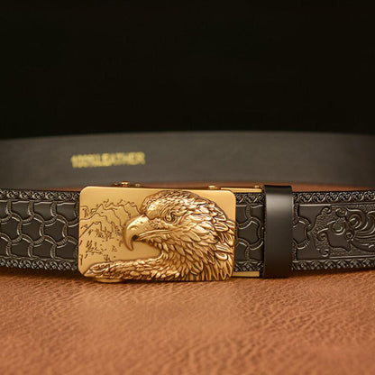 Belt Animal TO Motif Aigle And Montagnes Model Finlee by Zictor