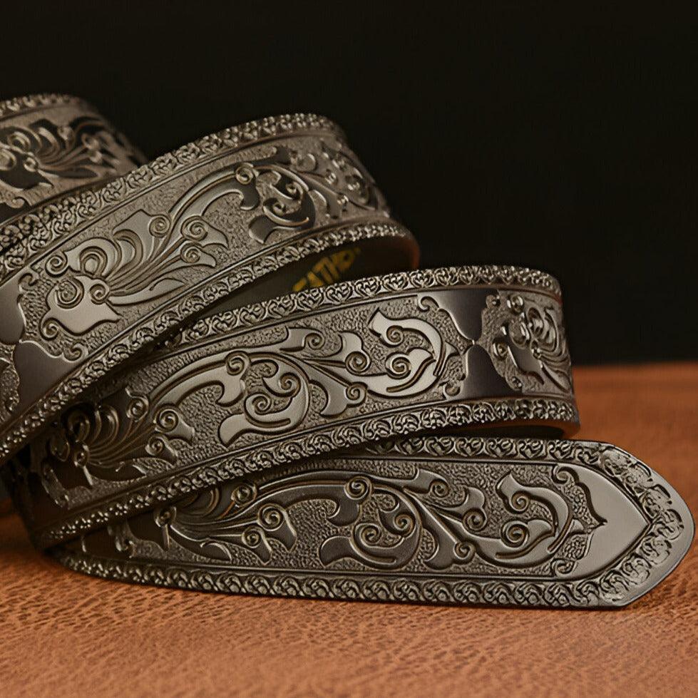 Belt Animal TO Motif Aigle And Montagnes Model Finlee by Zictor
