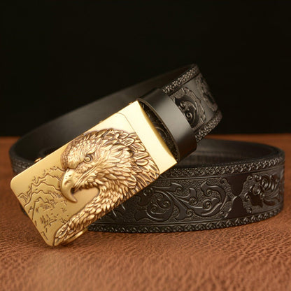 Belt Animal TO Motif Aigle And Montagnes Model Finlee by Zictor