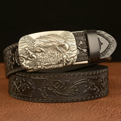 Belt Esprit Animal to motif Aigle, model GhCal - Zictor