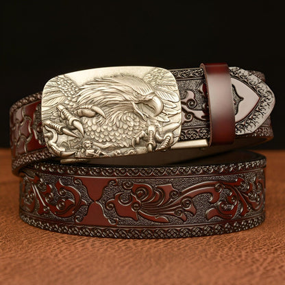 Belt Esprit Animal to motif Aigle, model GhCal - Zictor