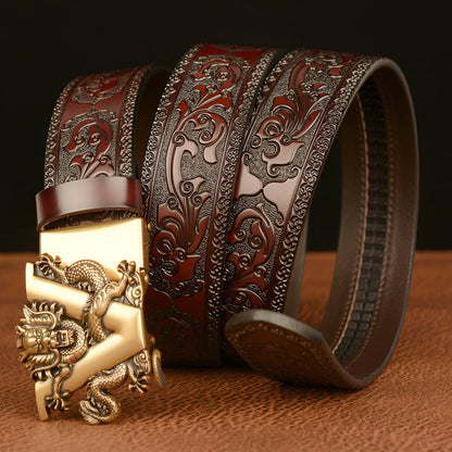 Belt Animal TO Motif Dragon And Lettre V Model Peytin by Zictor