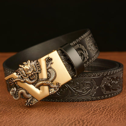 Belt Animal TO Motif Dragon And Lettre V Model Peytin by Zictor