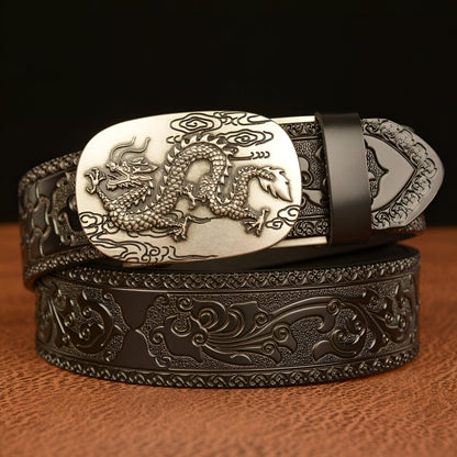 Belt Esprit Animal to motif dragon asiatique, model Lucca - Zictor