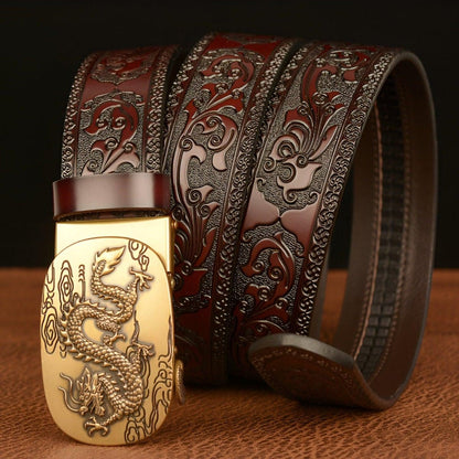 Belt Animal TO Motif Dragon Asiatique Model Lucca by Zictor