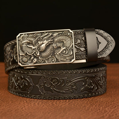 Belt Esprit Animal to motif Dragon dans the airs, model Luz - Zictor