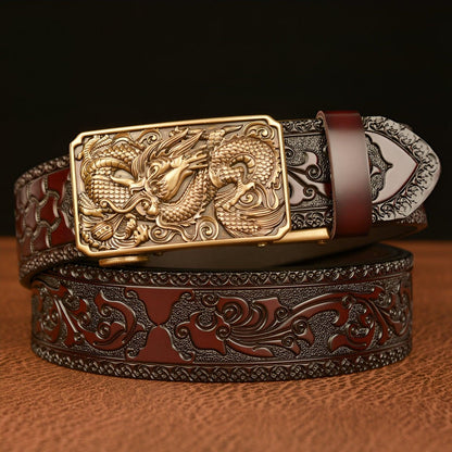 Belt Esprit Animal to motif Dragon dans the airs, model Luz - Zictor