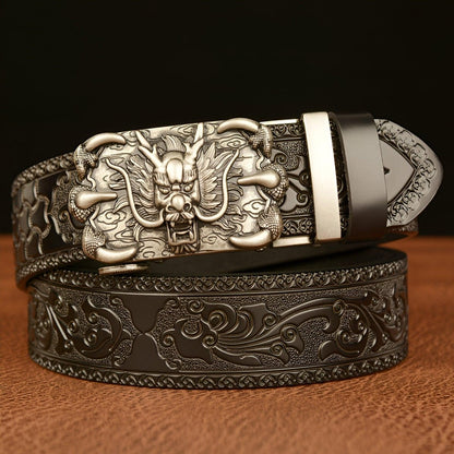 Belt Esprit Animal to motif Dragon with griffes, model Kolby - Zictor