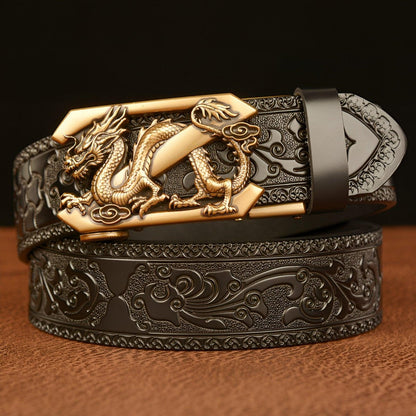 Belt Esprit Animal to motif Dragon with lettre Z, model Indie - Zictor