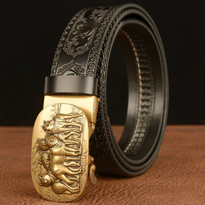Belt Animal TO Motif Meute Of Loup Model Ashleey by Zictor