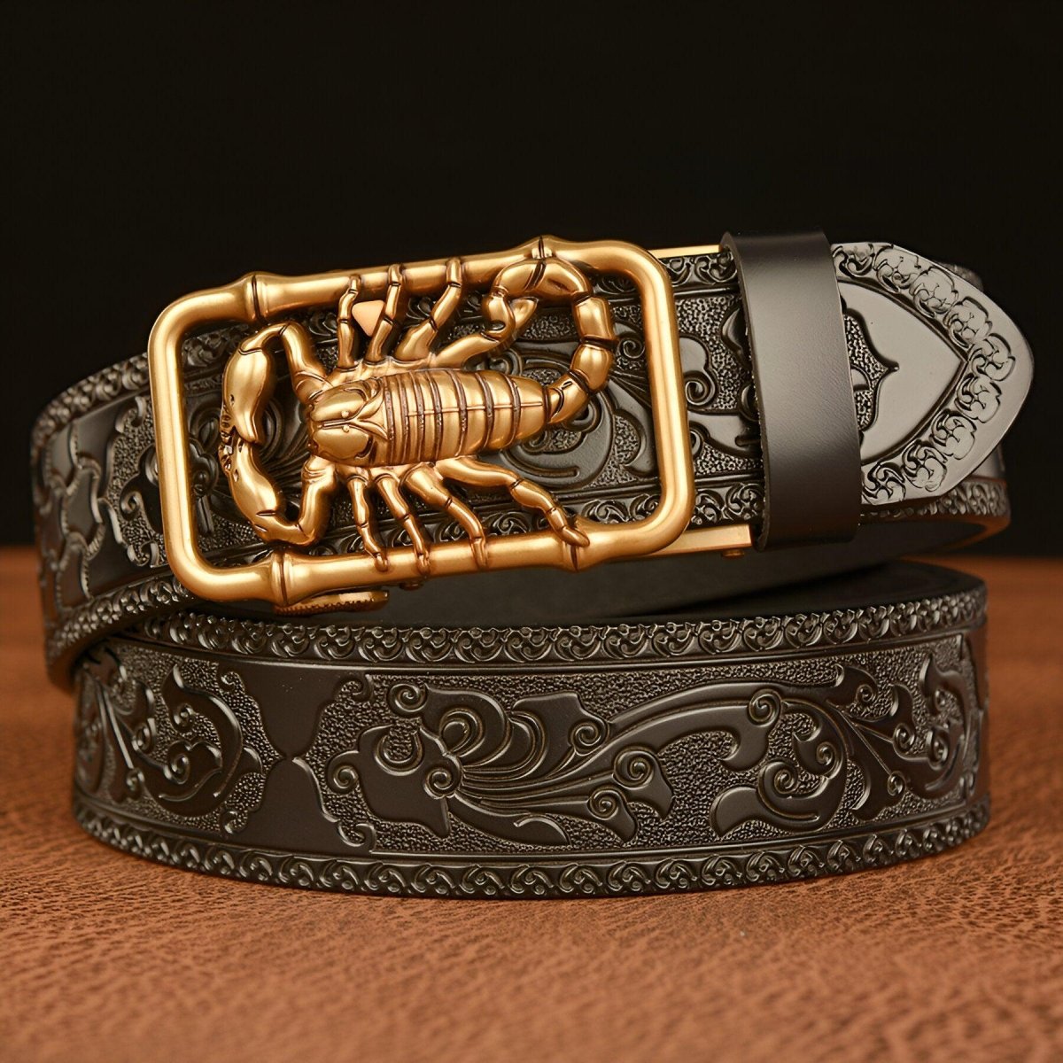 Belt Esprit Animal to motif scorpion, model Quynh - Zictor