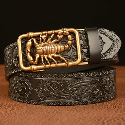 Belt Esprit Animal to motif scorpion, model Quynh - Zictor