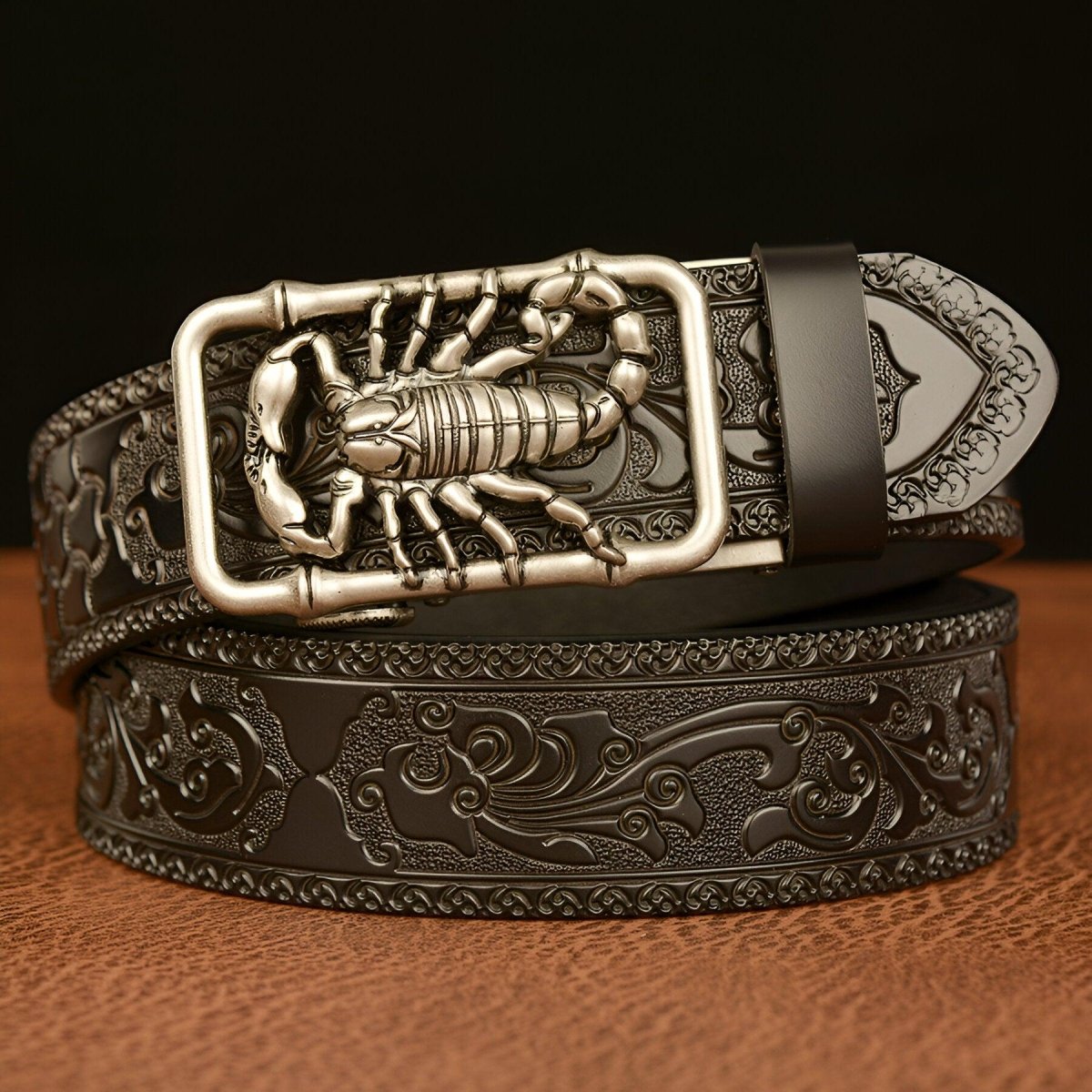 Belt Esprit Animal to motif scorpion, model Quynh - Zictor