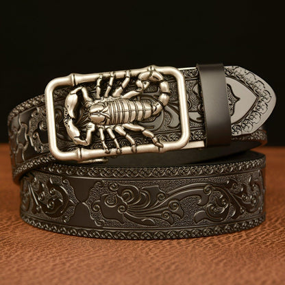 Belt Esprit Animal to motif scorpion, model Quynh - Zictor