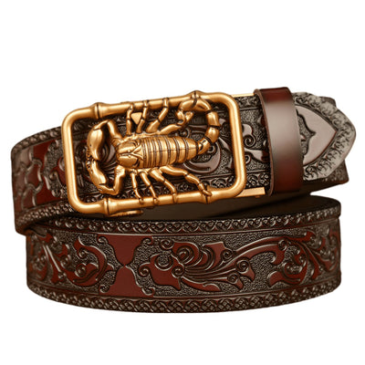 Animal Spirit Belt With Scorpion Motif - Model Quynh