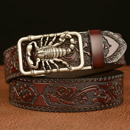 Belt Esprit Animal to motif scorpion, model Quynh - Zictor