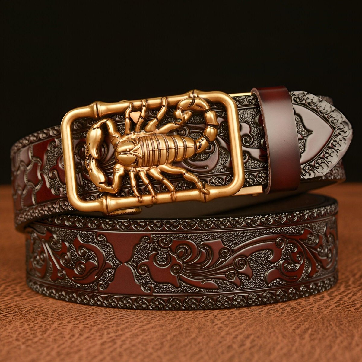 Belt Esprit Animal to motif scorpion, model Quynh - Zictor