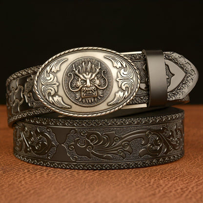 Belt Esprit Animal to motif tête of Dragon, model PaIlkeryyane - Zictor