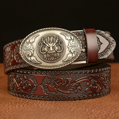Belt Esprit Animal to motif tête of Dragon, model PaIlkeryyane - Zictor