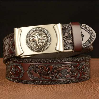 Belt Esprit Animal to motif tête of lion, model Dian - Zictor