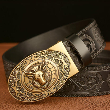 Belt Animal TO Motif Tete Of Mouton Model Indygo by Zictor