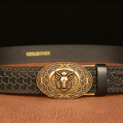 Belt Animal TO Motif Tete Of Mouton Model Indygo by Zictor